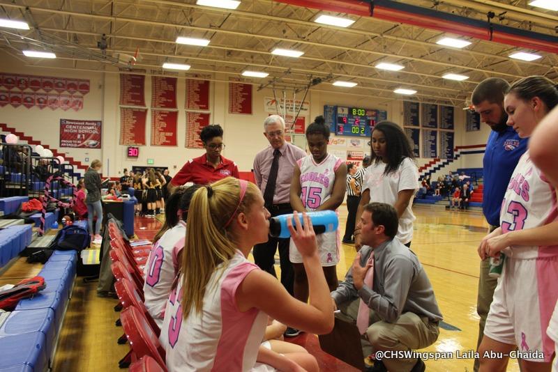 Girls Basketball Loses to Mt. Hebron on Fundraising Night