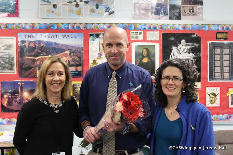 Mr. Whitaker Wins Teacher of the Year!