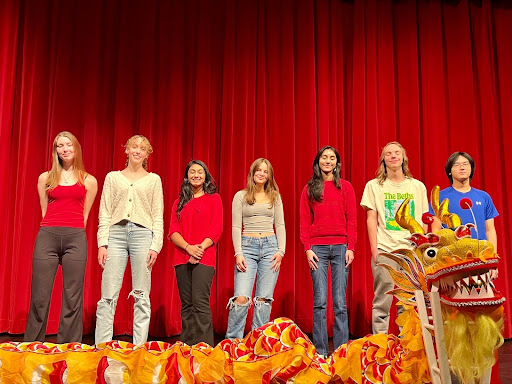 Photo from Centennial High School weekly newsletter
Left to right: Alexandra Levin-Lozovatsky, Jackie James, Shalisa Ibad, Hannah Elpus, Sandy Jayaprakash, Owen Landle, Winnie Wiriyacoonkase   
