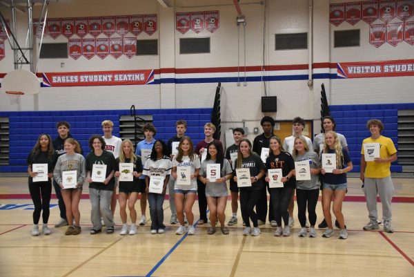 Centennial High School’s student-athletes on signing day